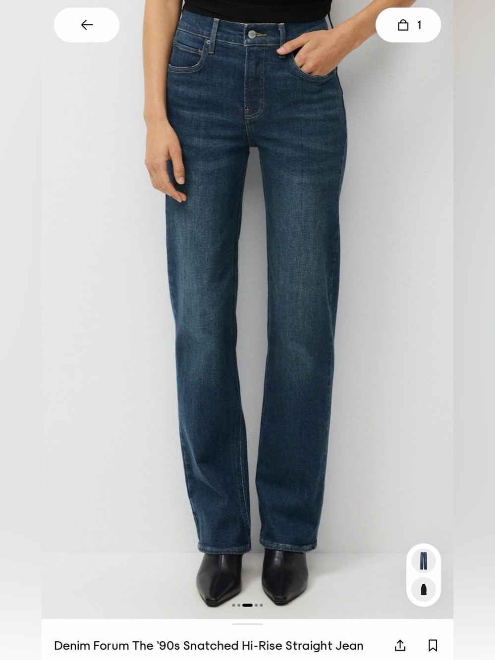 Aritzia Denim Forum The 90s Snatched Hi-Rise Jeans